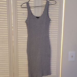 Ambiance Heather Gray Midi Dress